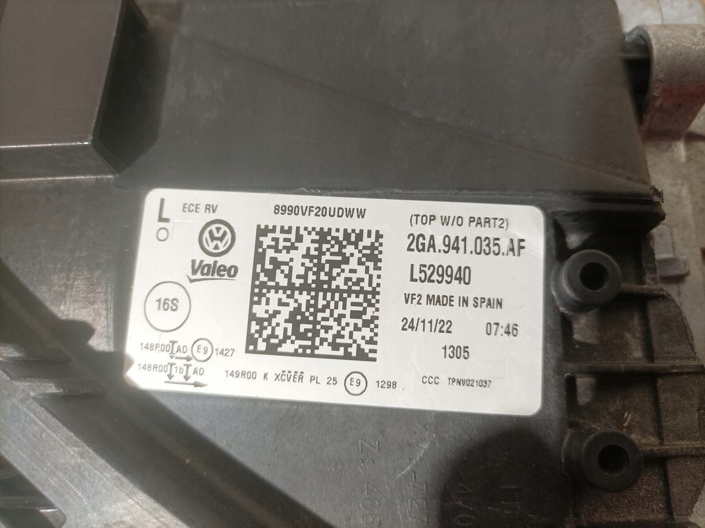 фото №7, Vw t-roc lift iq led лампа ліва 2g1941035af