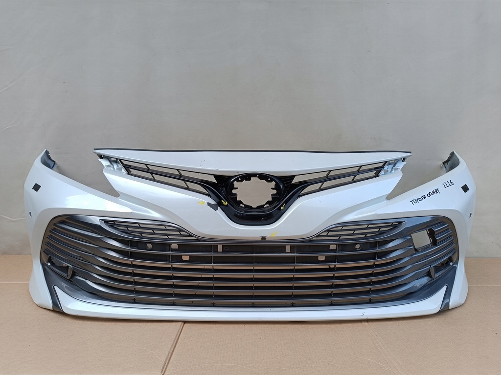 фото №1, Toyota camry 8 viii 2017-2021 бампер передній 4xpdc омивачі