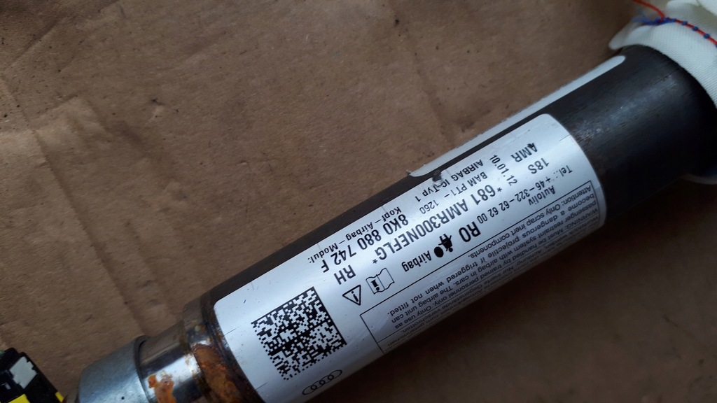 фото №8, S4 b8 a4 шторка безпеки повітряна подушка безпеки права 8k0880742f