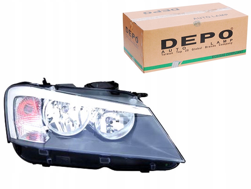 фото №1, Фара h7 электрический с двигателем bmw 1 f20 f