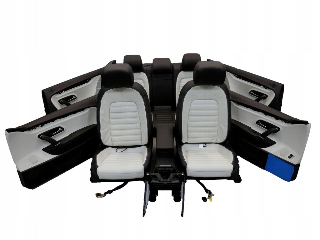 фото №1, Сиденья комплект кожа коричневый beż vw passat cc lift