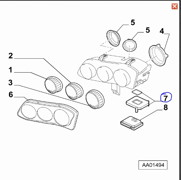 фото №3, Набор ремонтный фара alfa romeo spider оригинальный номер