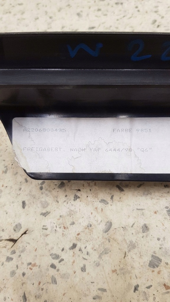 фото №5, Молдинг накладка порог задняя комплект mercedes w220