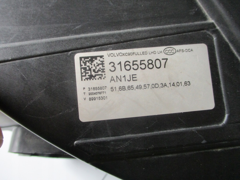 Фара фара левая перед volvo xc90 2 15- full led идеальное состояние европа с Разборки