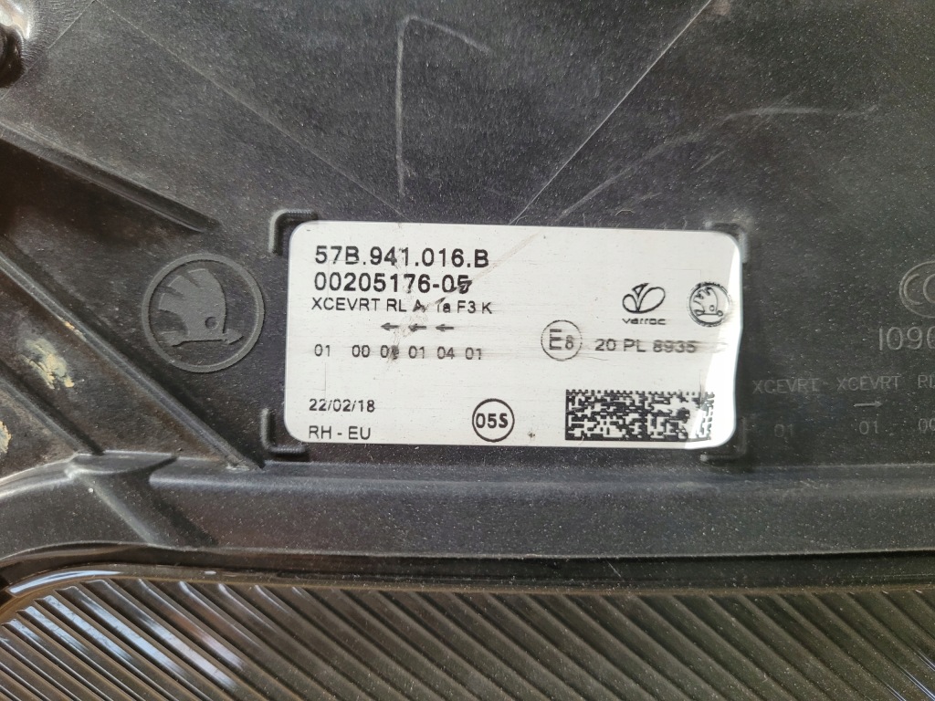 фото №6, Лампа фара перед передняя правая skoda karoq full led