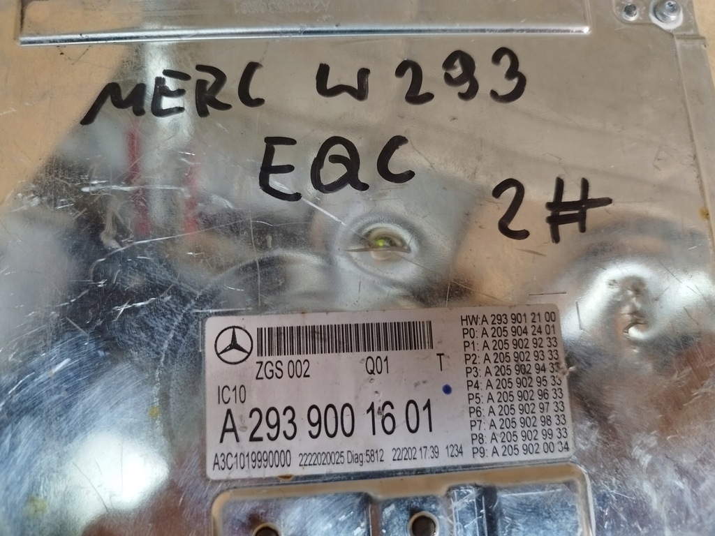 фото №9, Модуль блок управления mercedes w293 eqc a2939001601