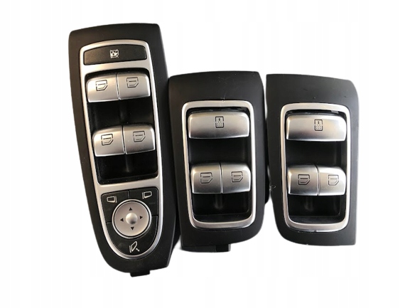 фото №1, Mercedes w 222 панель перемикач скло