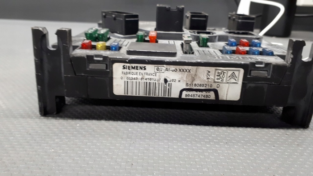 фото №8, 9645747480 модуль bsi peugeot 206