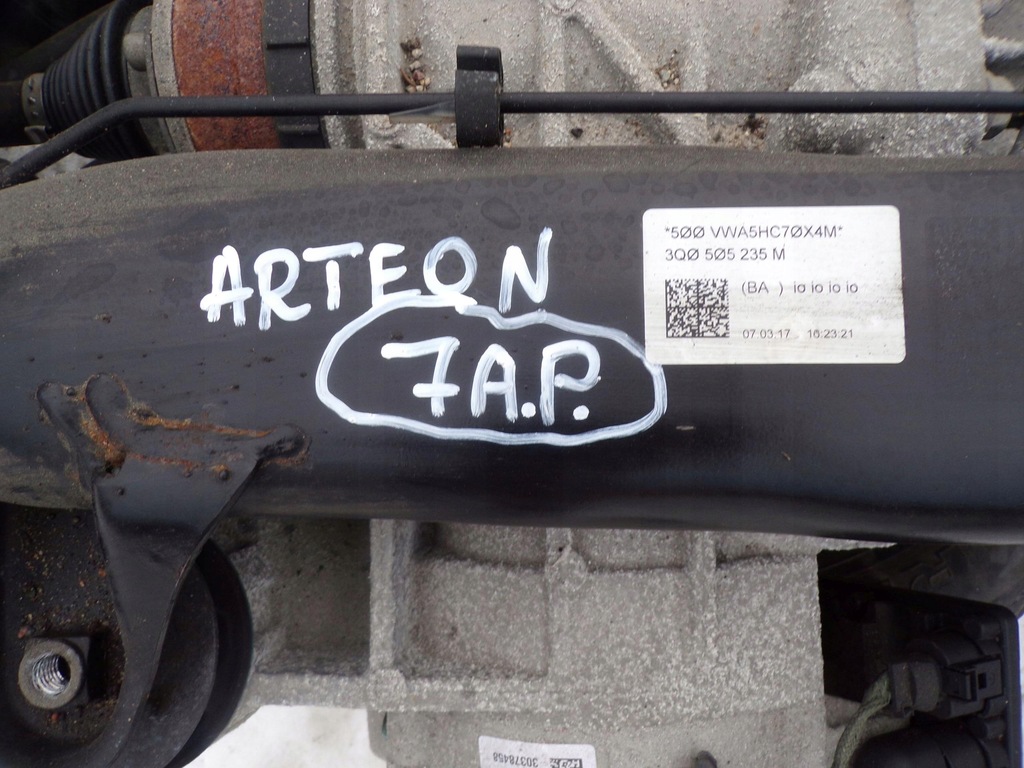 фото №9, Oś балка задня підвіска 3q0505235m vw arteon 4x4