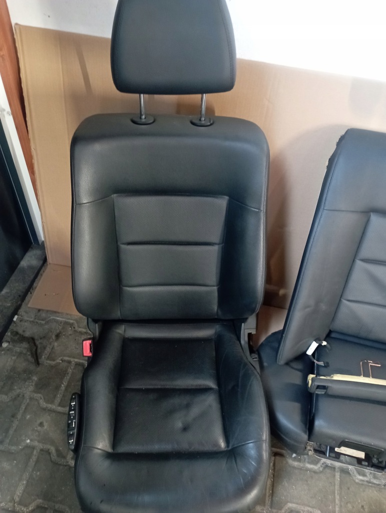 фото №9, Mercedes w212 сидіння сидіння заднє сидіння комплект шкіра sedan europa