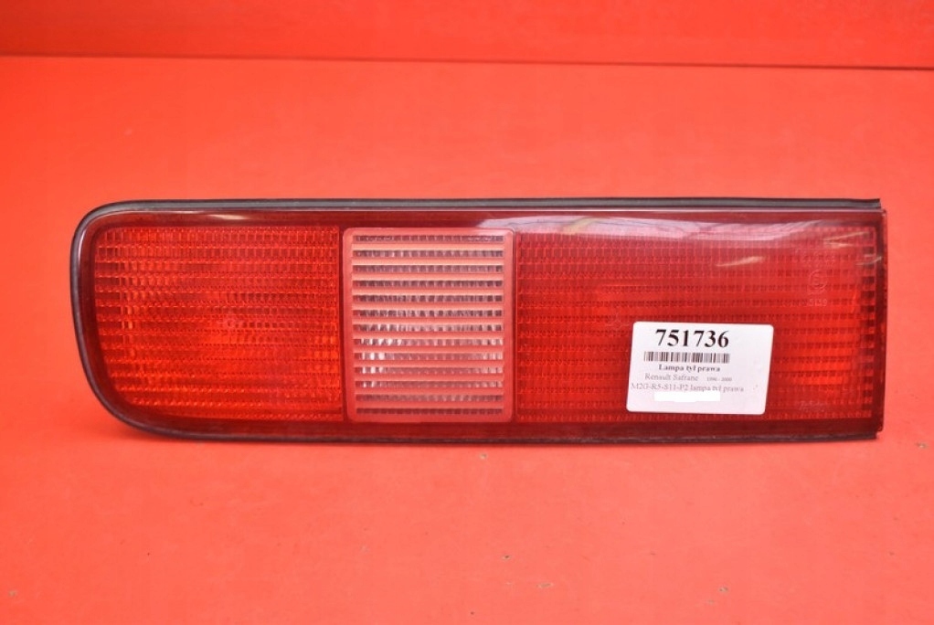 фото №1, Лампа права задня задня renault safrane lift 96-00