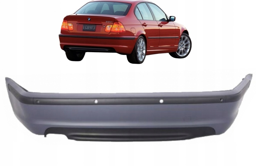 фото №1, Бампер do bmw 3 e46 4d 98-04 m-technik look