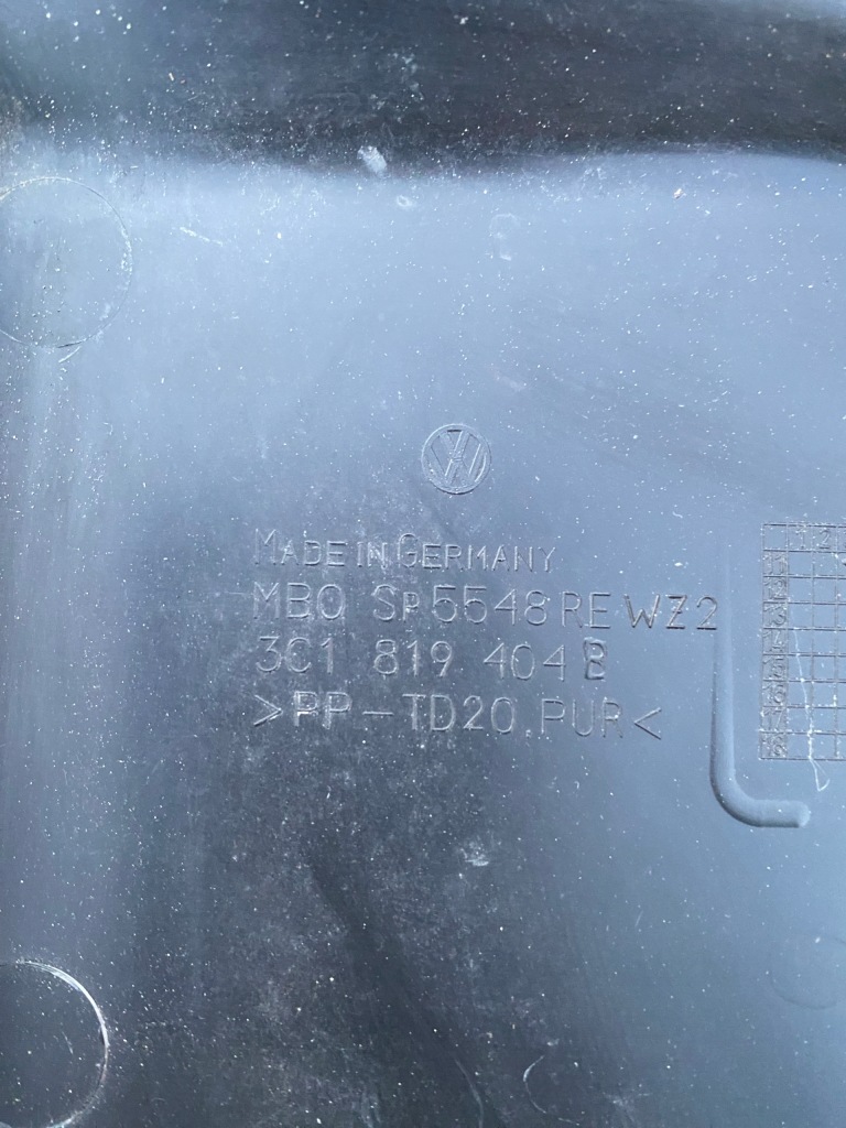 Vw passat b6 жабо праве ліва комплект 3c1819403b 3c1819404b Зі Шроту