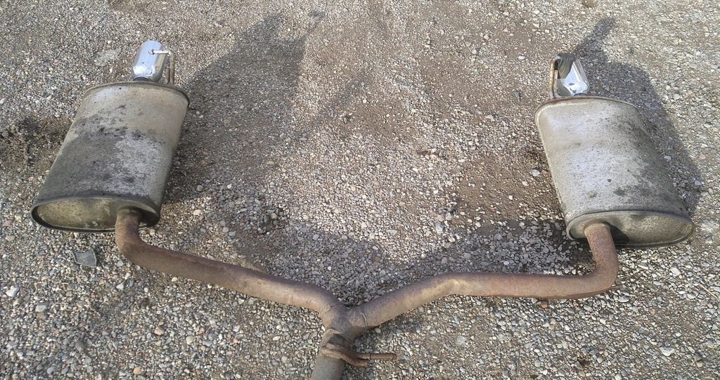 фото №5, Выхлоп kompletny конечный глушители насадки средний ford flex 2013-