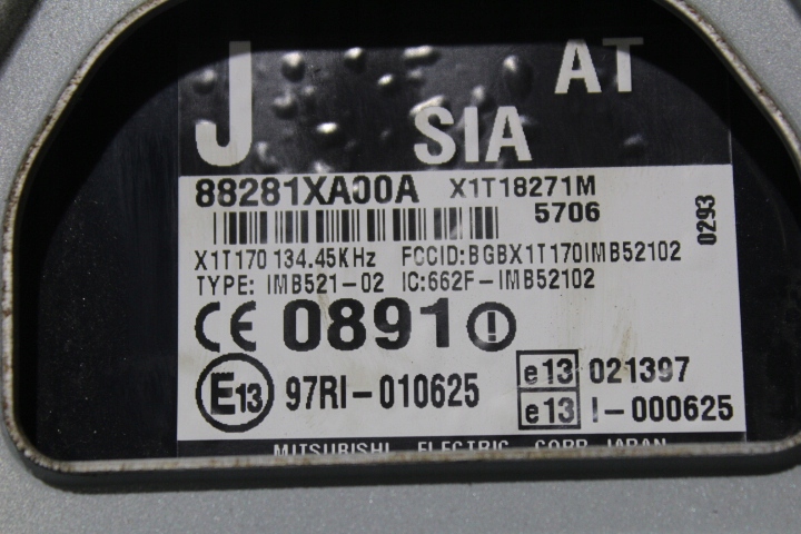 фото №4, Модуль сигнализация subaru tribeca 3.0 r6 24v