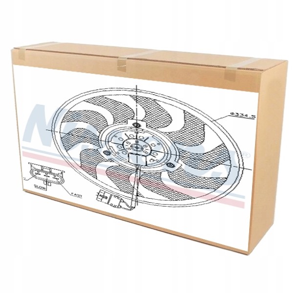 фото №1, Nissens 85755 вентилятор, охолодження двигуна