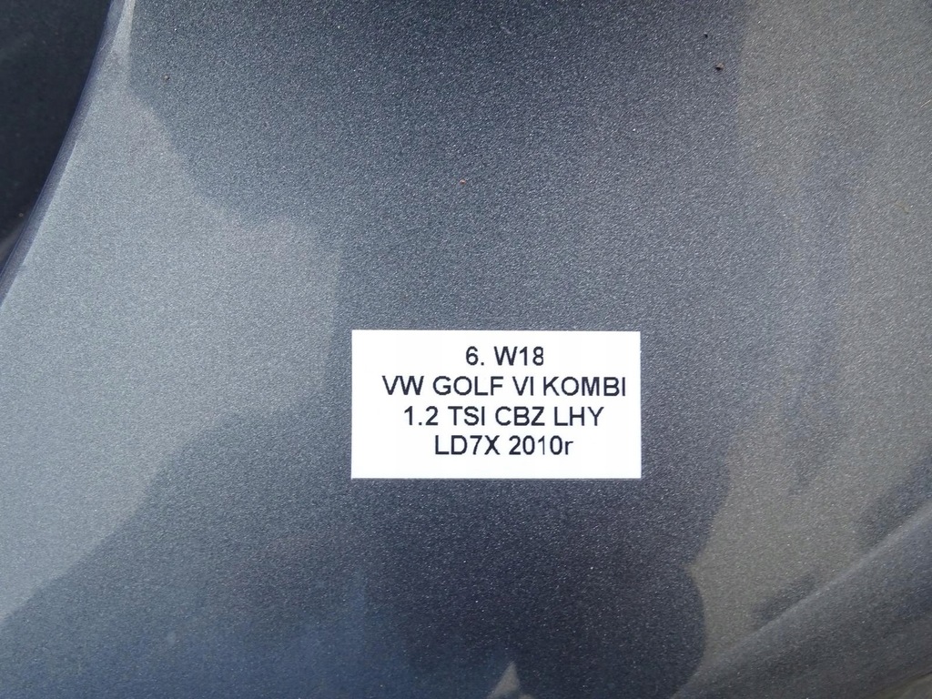 фото №16, Бампер задня задній ld7x vw golf vi mk6 kombi 08-13r pdc hak