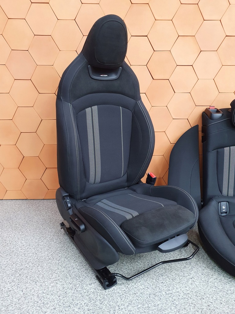 фото №4, Mini f54 clubman jcw sport салон сиденья обшивки карбон black