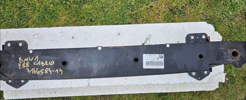 фото №6, Bmw 1 e88 cabrio кронштейн балка бампера передняя перед 7166584-14