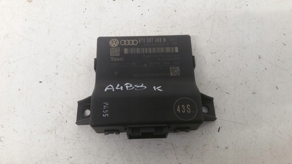 фото №1, Модуль шлюз 8t0907468m audi a4 b8