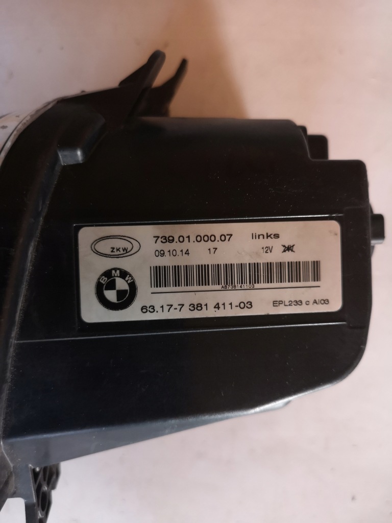 фото №3, Bmw 7 f01 lci lift- противотуманная фара led левый