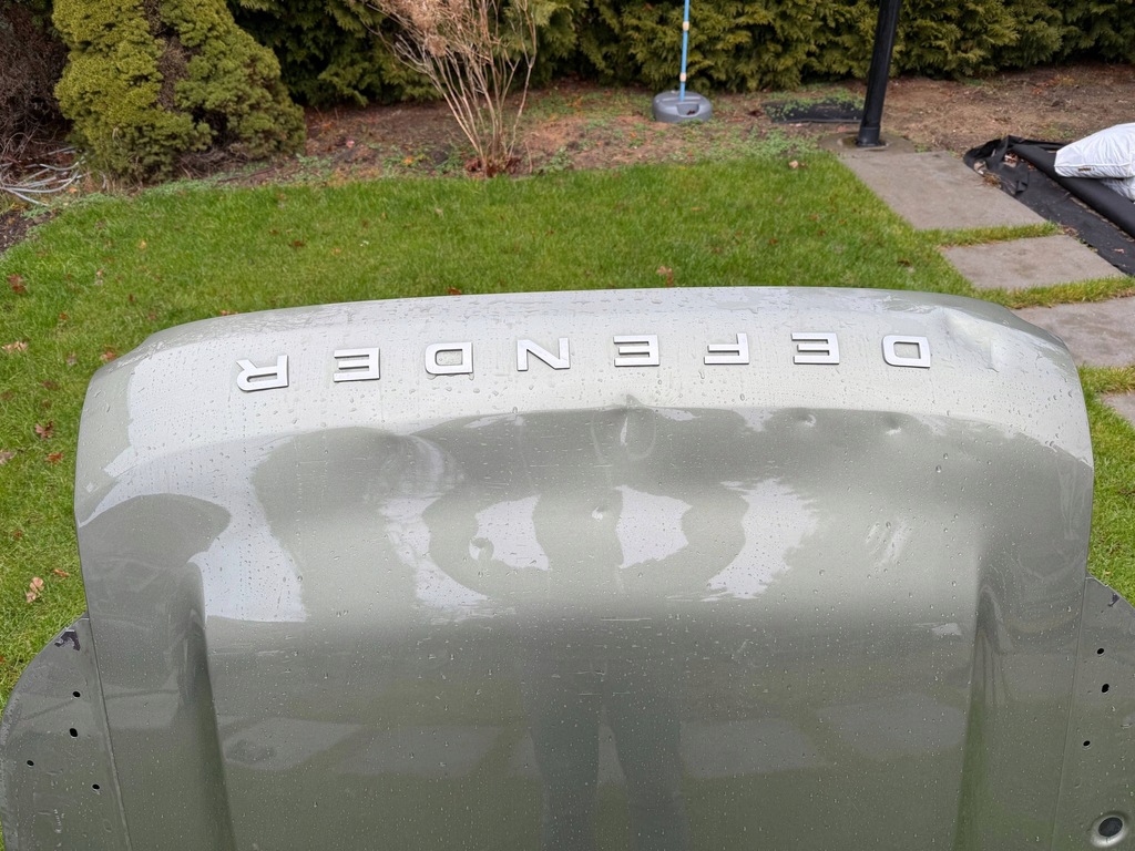 фото №3, Land rover defender 2022 крышка передняя / капот двигателя 7310