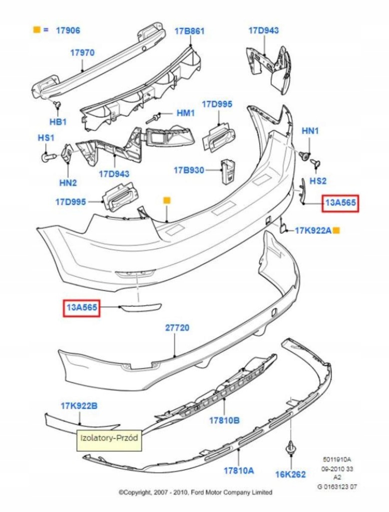 фото №4, Отражатель ford оригинальный номер 1491914