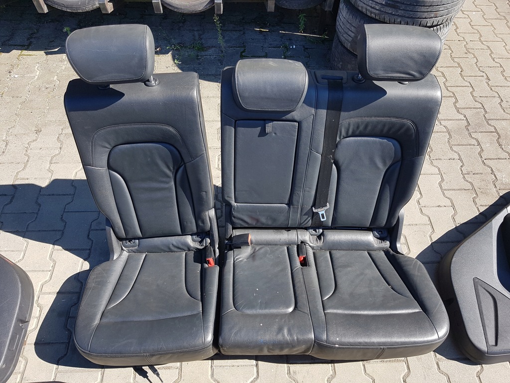 фото №5, Audi q5 8r 08-12r сиденья кожаный заднее сиденье