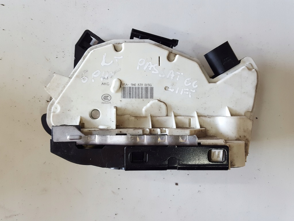 фото №1, Vw passat cc 08-16r замок двері лівий задня 6 pin