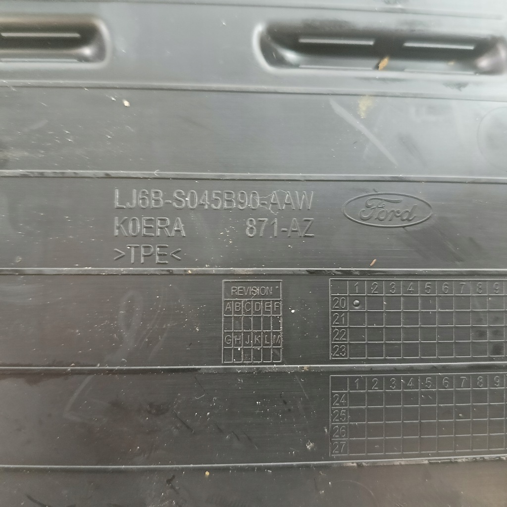 фото №5, Ford escape 20- захист гумовий елемент мат тунель usa lj6b-s045b90-aaw