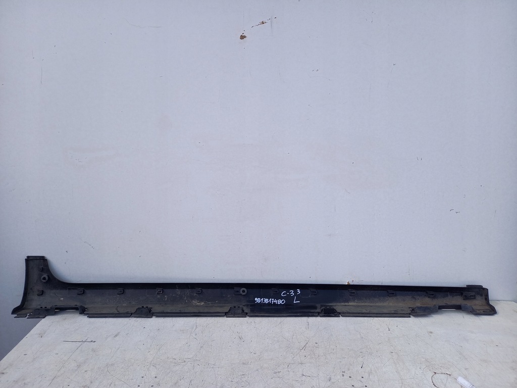 фото №9, Молдинг поріг ліва citroen c3 iii 9813817480