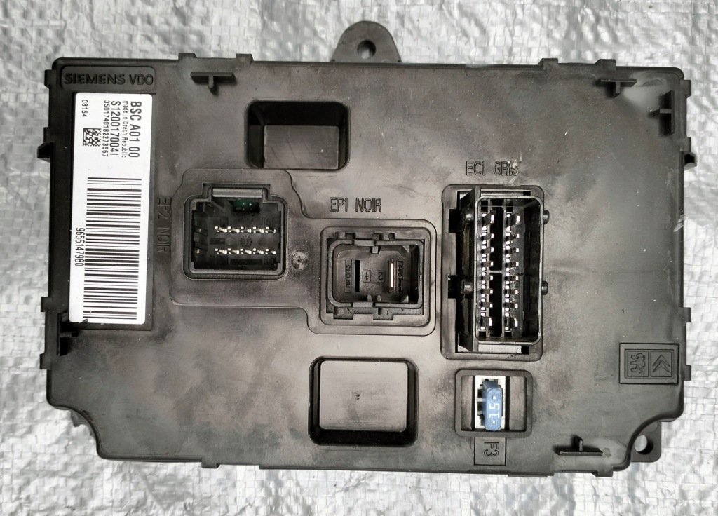 фото №1, Модуль коробка предохранителей bsi citroen c5 iii x7 9656147980