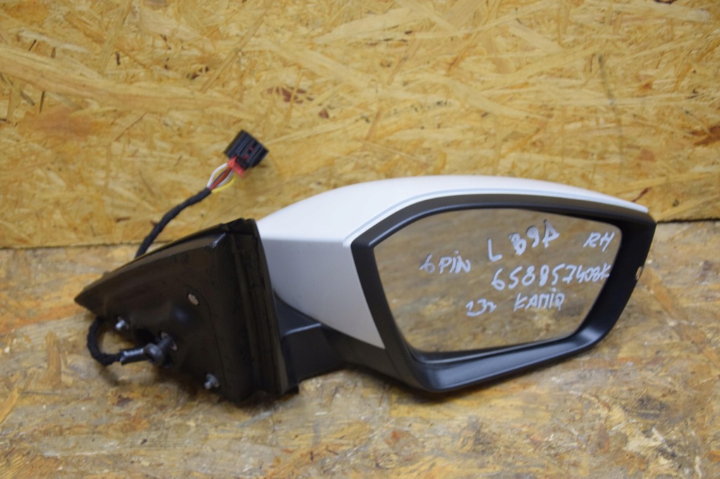 фото №8, Дзеркало ліва 6 pin праве 6 pin kamiq lb9a 658857408k 658857407k 23r ідеальний стан