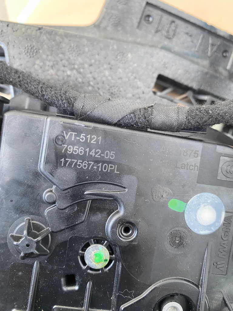 фото №11, Замок дверь правый перед направляющая uzbrojenie электропроводка дверь bmw 4 g22