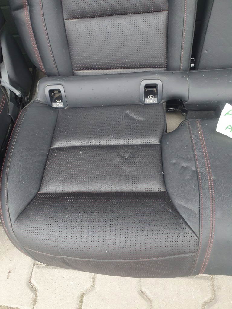 фото №15, Салон середина сидіння заднє сидіння шкіра amg w176 a176