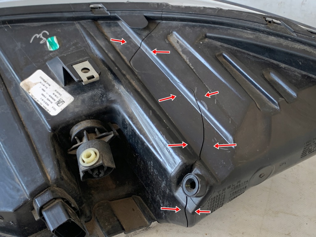 Фара правий перед tesla s рестайлінг  full led 00202039 Оригінал