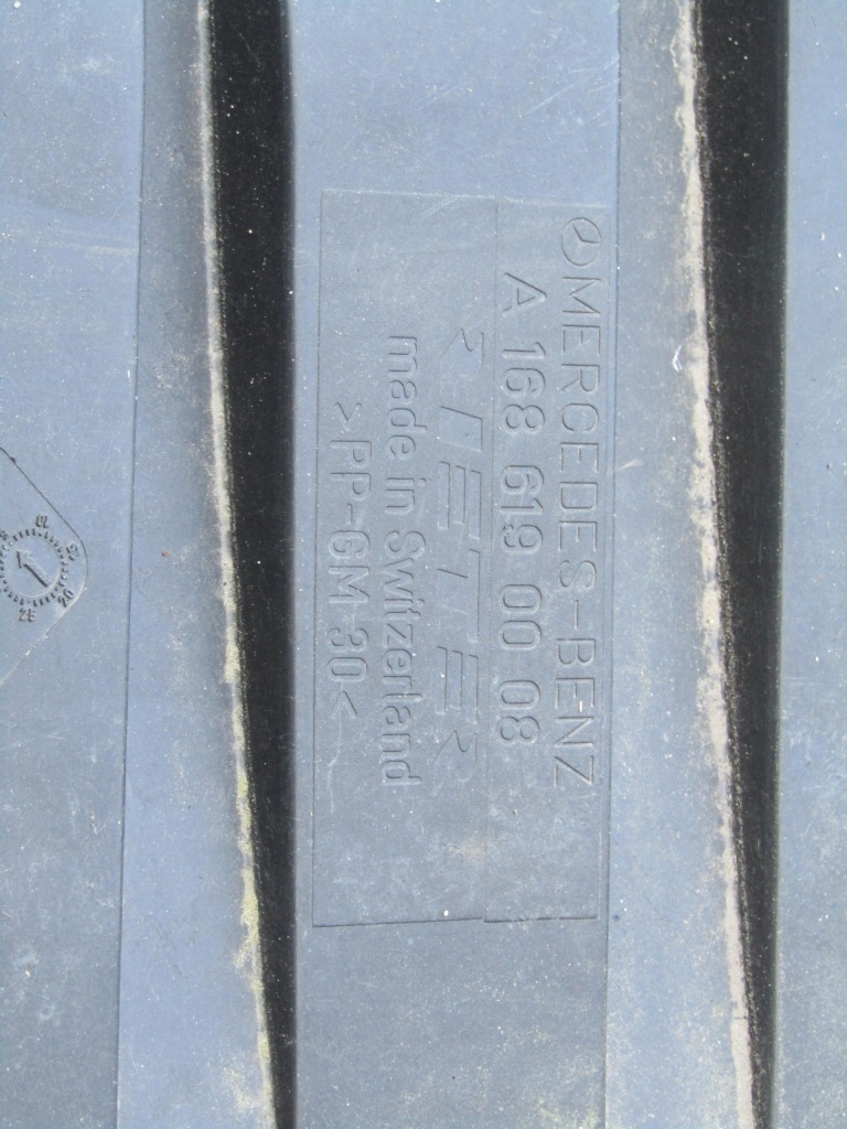 Купить Mercedes a klasa w168 ниша колеса запасного поддон ремень задний  1686190008