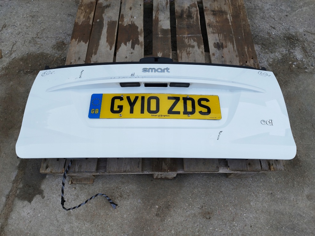 Крышка багажника борт задняя smart for two 2 451 2007-2013 цвет eb1/eaz Цена