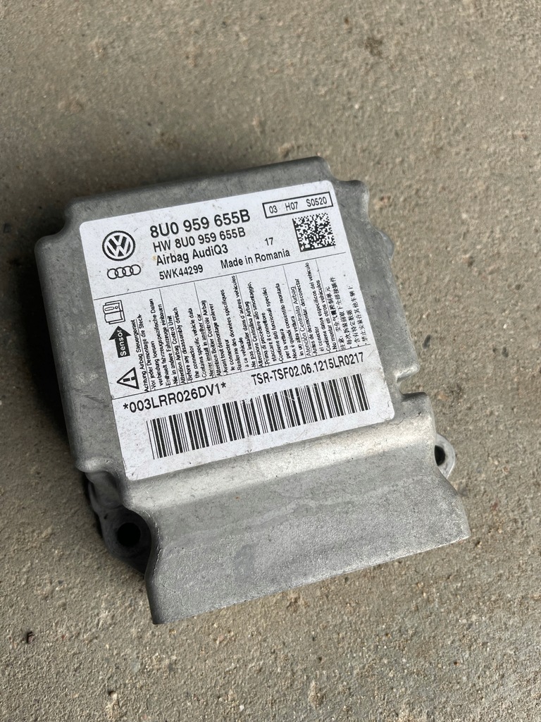 фото №1, Датчик подушка безпеки 8u0959655b audi q3