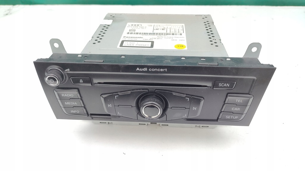 фото №1, Audi a4 b8 a5 8t радіо cd concert 8t2035186p uk