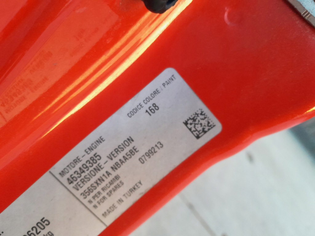 фото №7, Fiat tipo ii 19/22r задня автомобіля дах крила підлога бампер kod 168 sedan