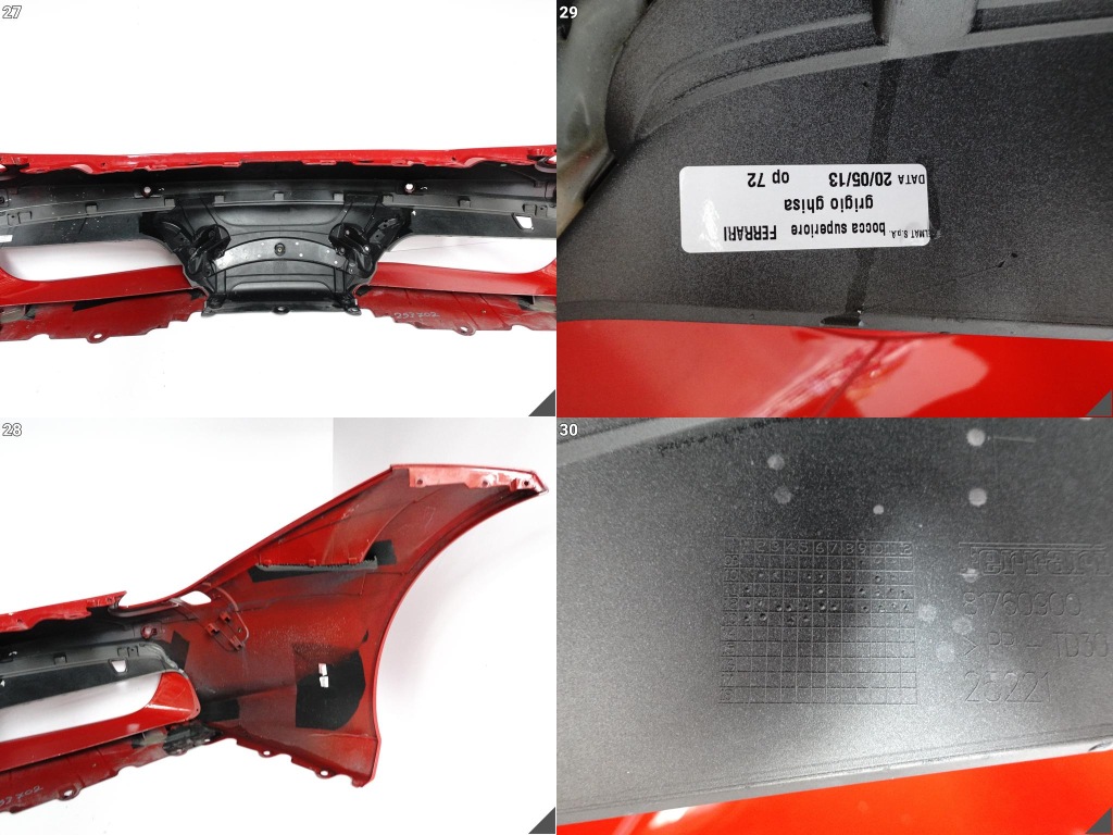 Ferrari 458 italia f142 09-15 бампер бампер перед версія омивачі + pdc в Україні