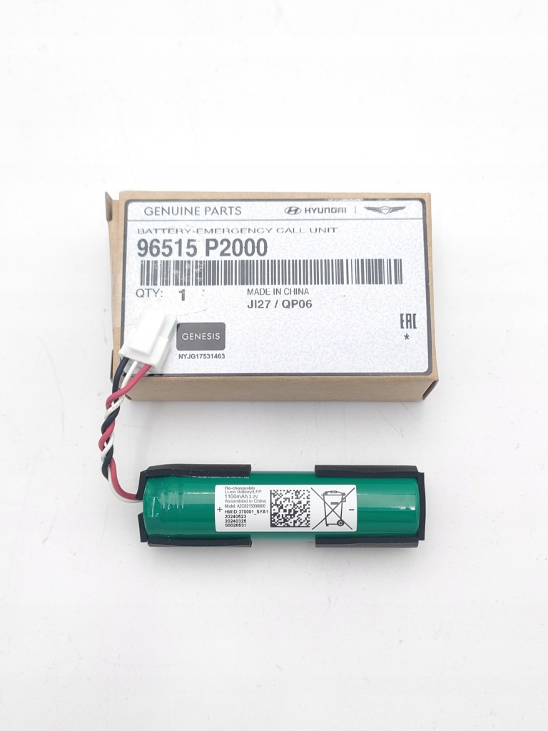 фото №1, Аккумулятор модуля ecall sos hyundai i10 i20 i30 kona tucson ioniq 5 kia