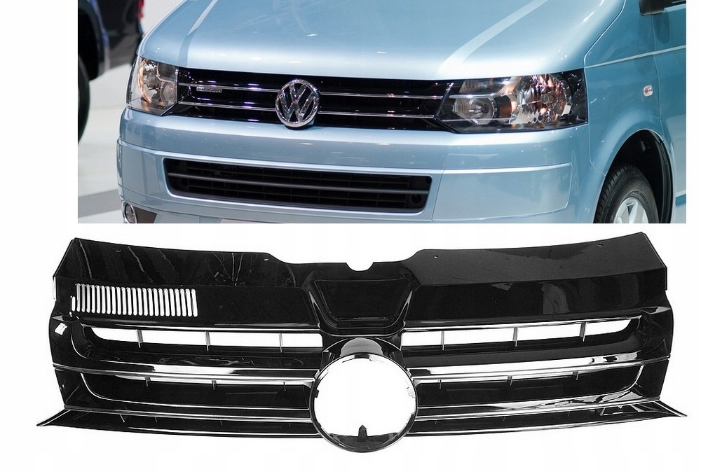 фото №1, Решётка радиатора решётка радиатора перед vw t5 10-15 caravelle multivan