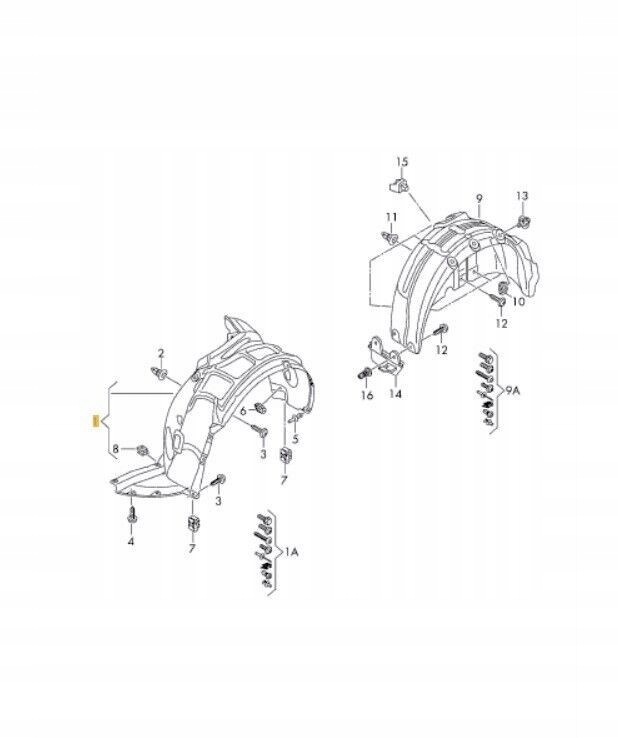 фото №7, Вкладка do корпус колеса vag audi a3 8v 2013 2017 оригинальный 8v5821171g