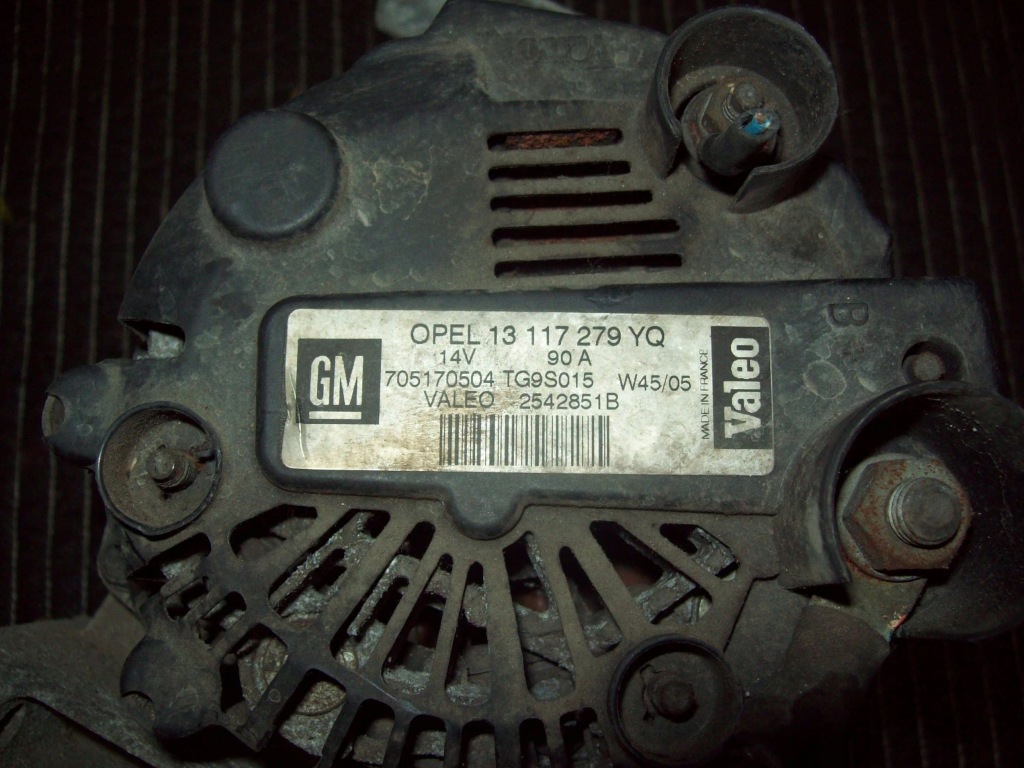 фото №7, Генератор opel corsa d astra h fiat grande punto 1.3 cdti 13117279yq 90a