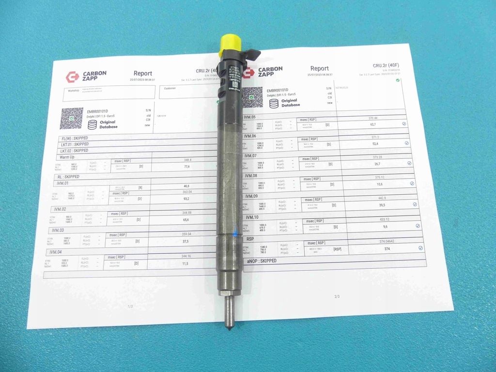 фото №1, Test форсунка citroen c5 ii embr00101d 2.0 hdi