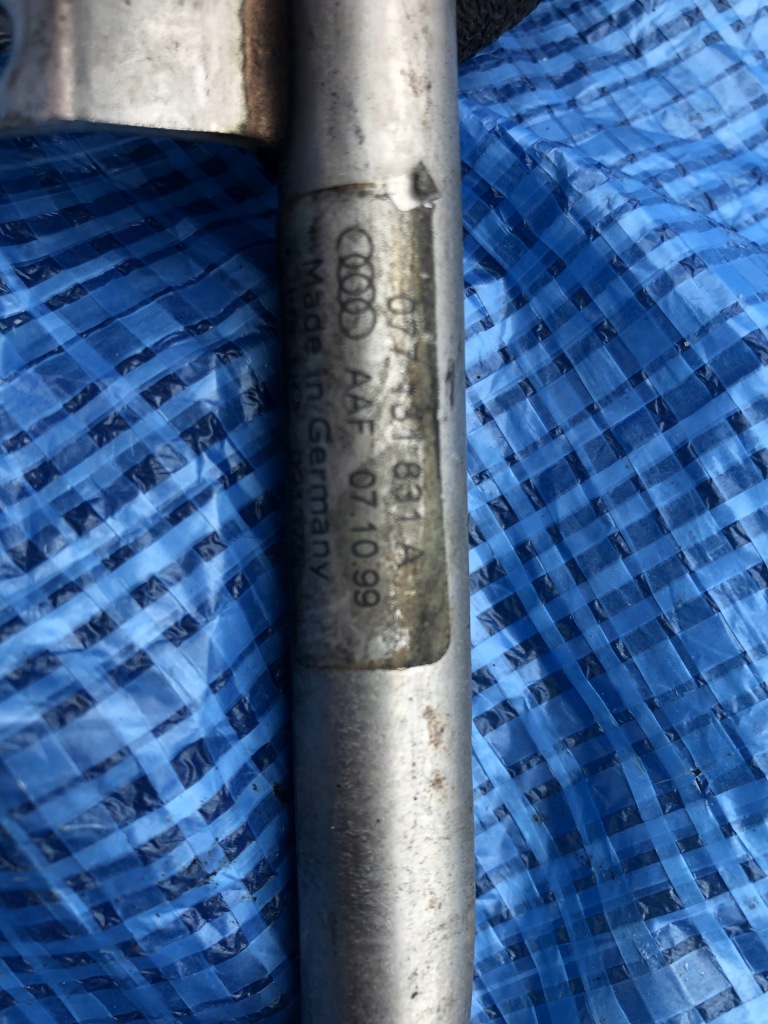 фото №3, Шланг трубка egr audi a8 d2 s6 c5 4.2 v8 оригінал