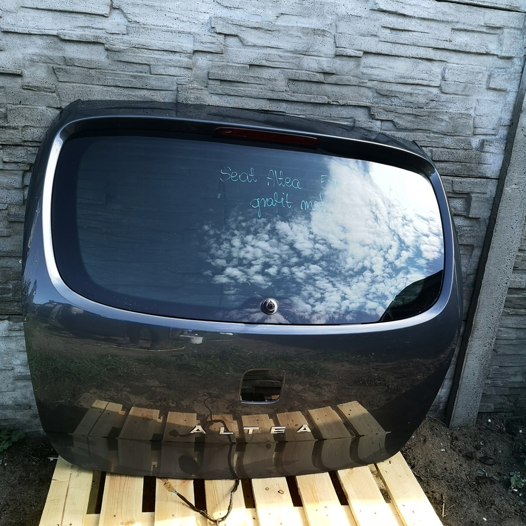 фото №1, Altea 5p крышка багажника задняя графитовая без оснащения