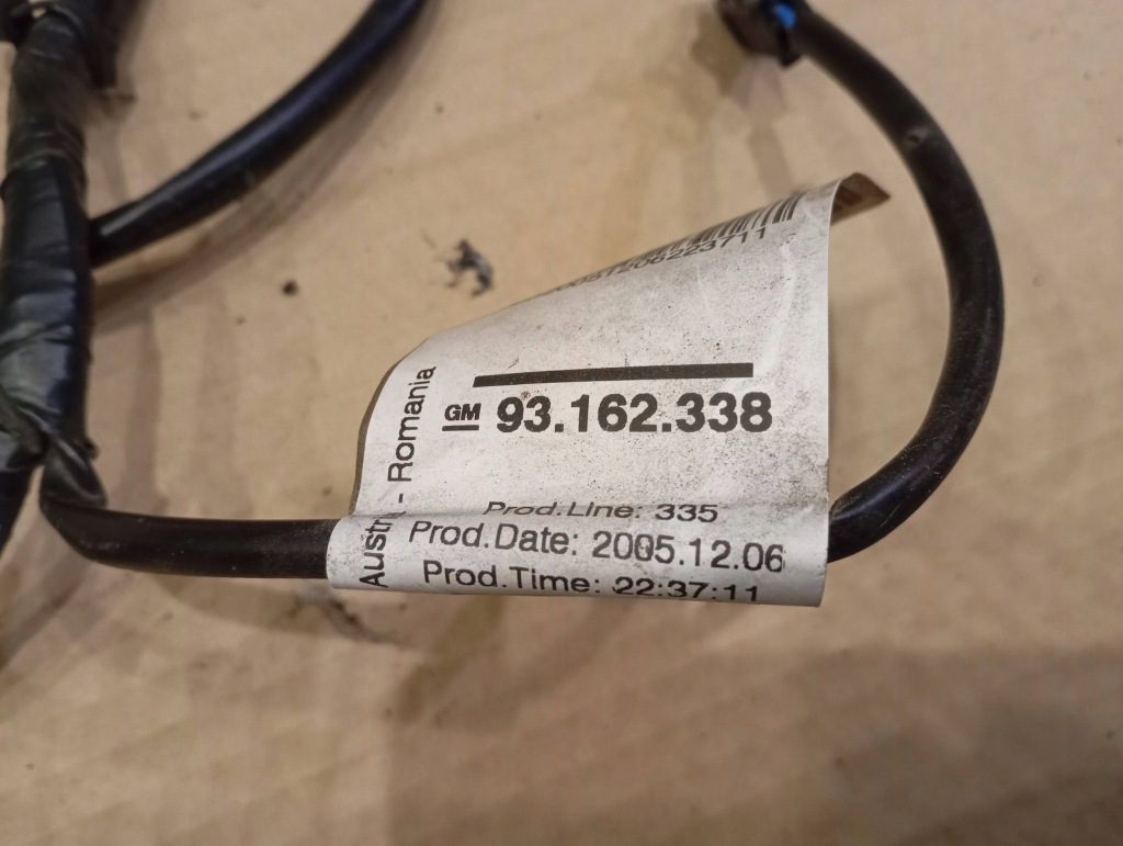 Купить Жгут дверь левых opel tigra b 93162338